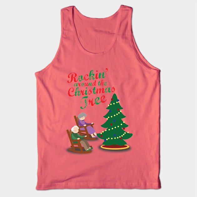 Rocking Around the Christmas Tree Chair Tank Top by FalconArt